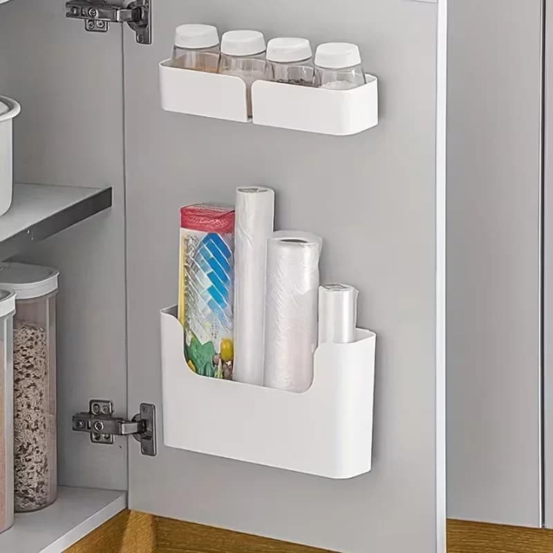 扉掛け収納ボックス ラップ・保存袋・バス用品用ホルダー