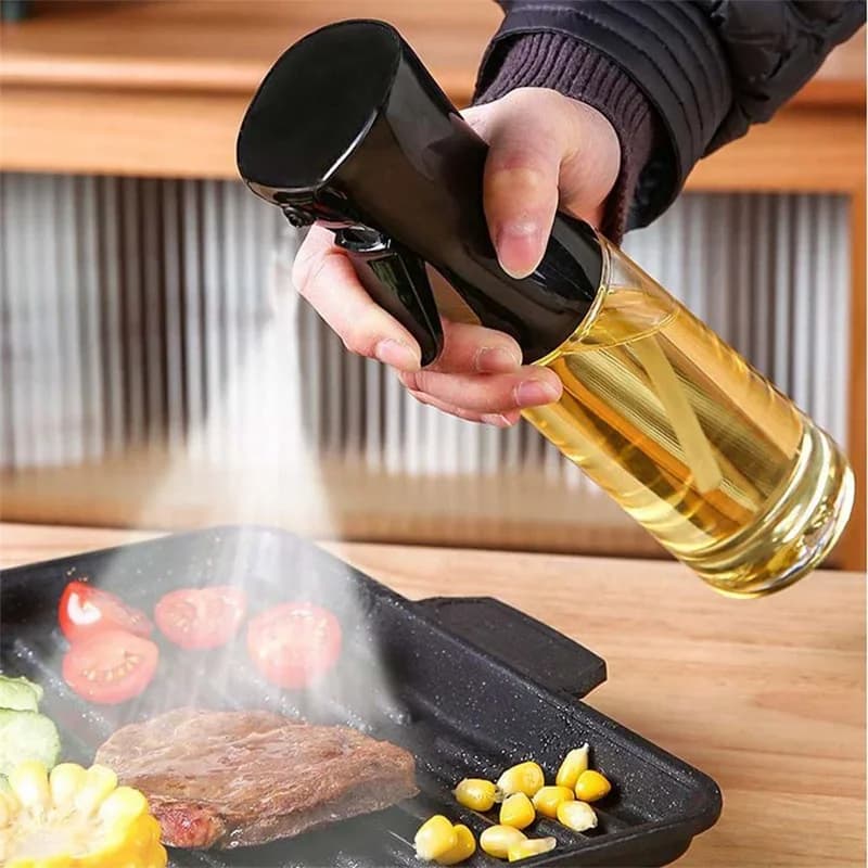 オイルスプレーボトル 100/200/300/500ml 霧吹き 調理用 オリーブオイル ノンフライヤー対応