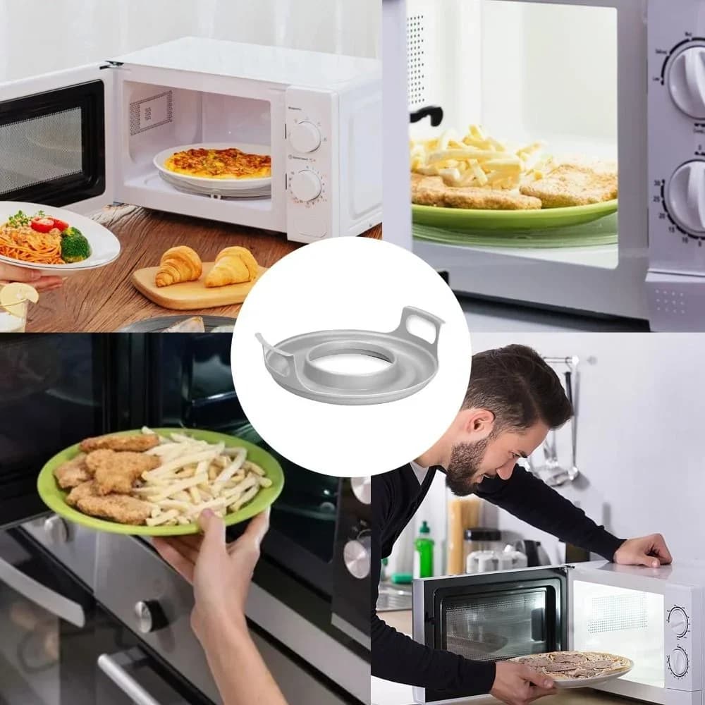 電子レンジ用 プレートトレイ 変形防止 PP製 スチームホルダー・ボウルホルダー