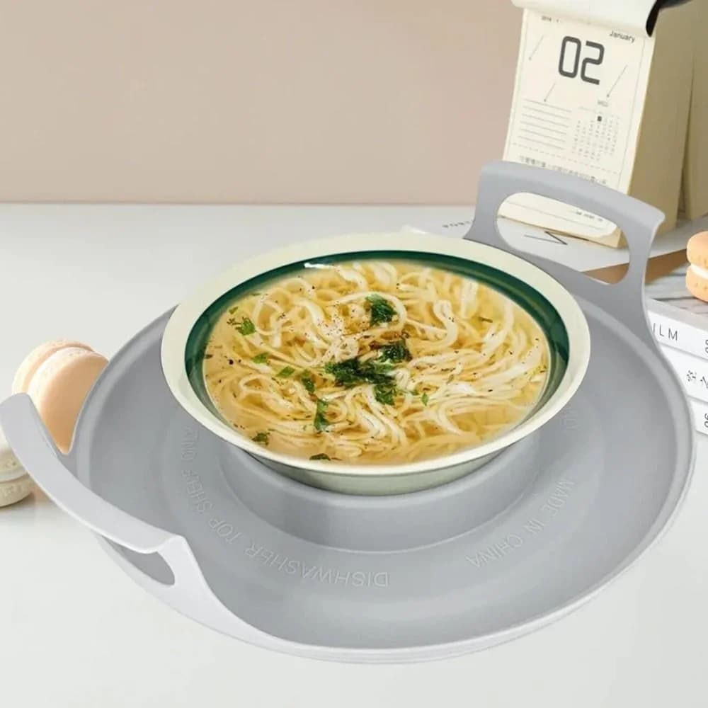 電子レンジ用 プレートトレイ 変形防止 PP製 スチームホルダー・ボウルホルダー