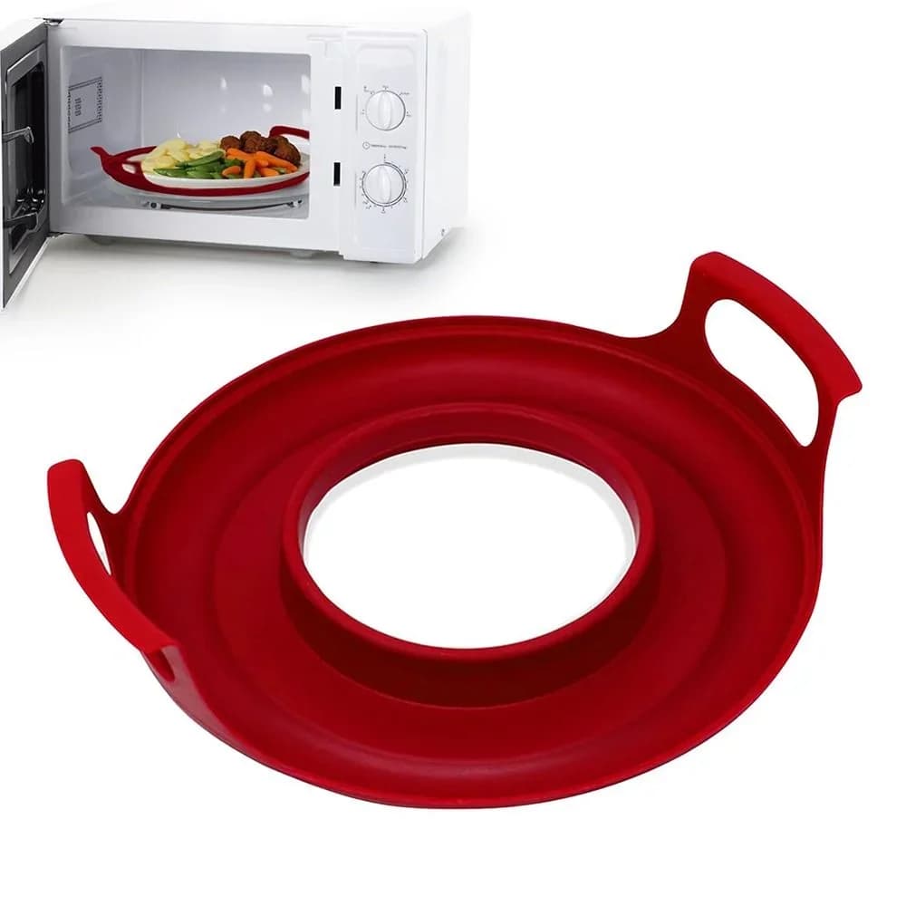 電子レンジ用 プレートトレイ 変形防止 PP製 スチームホルダー・ボウルホルダー