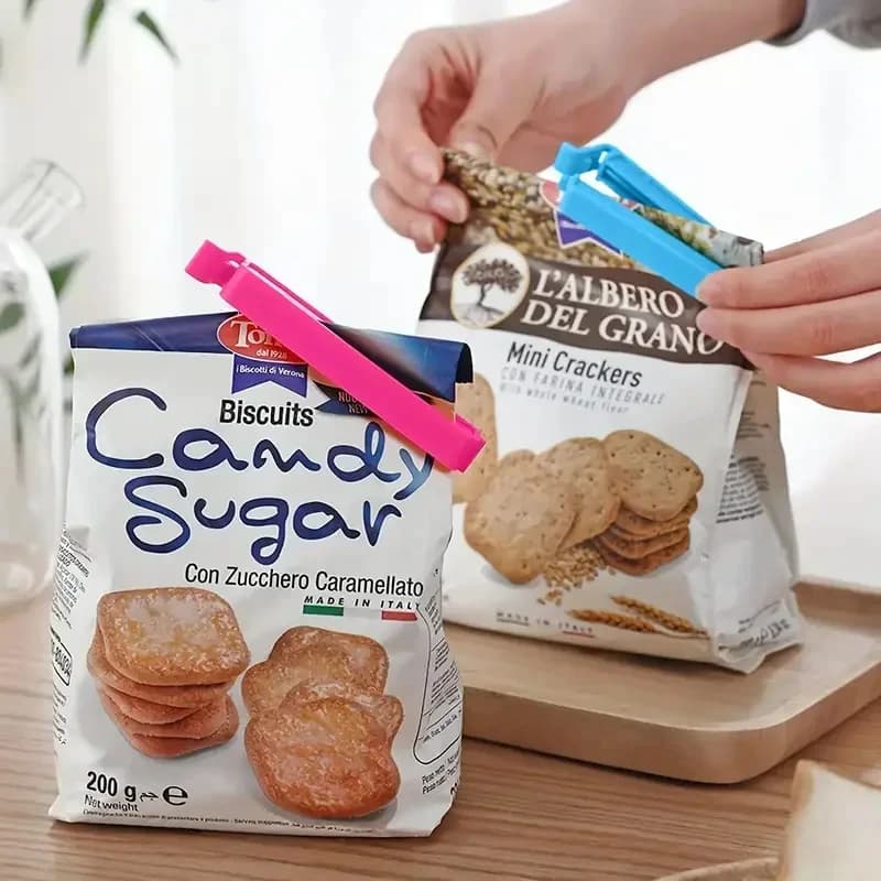 カラフル 食品保存クリップ 5〜30個セット 防湿 鮮度保持 お菓子袋シーラー 再利用可能 キッチン用