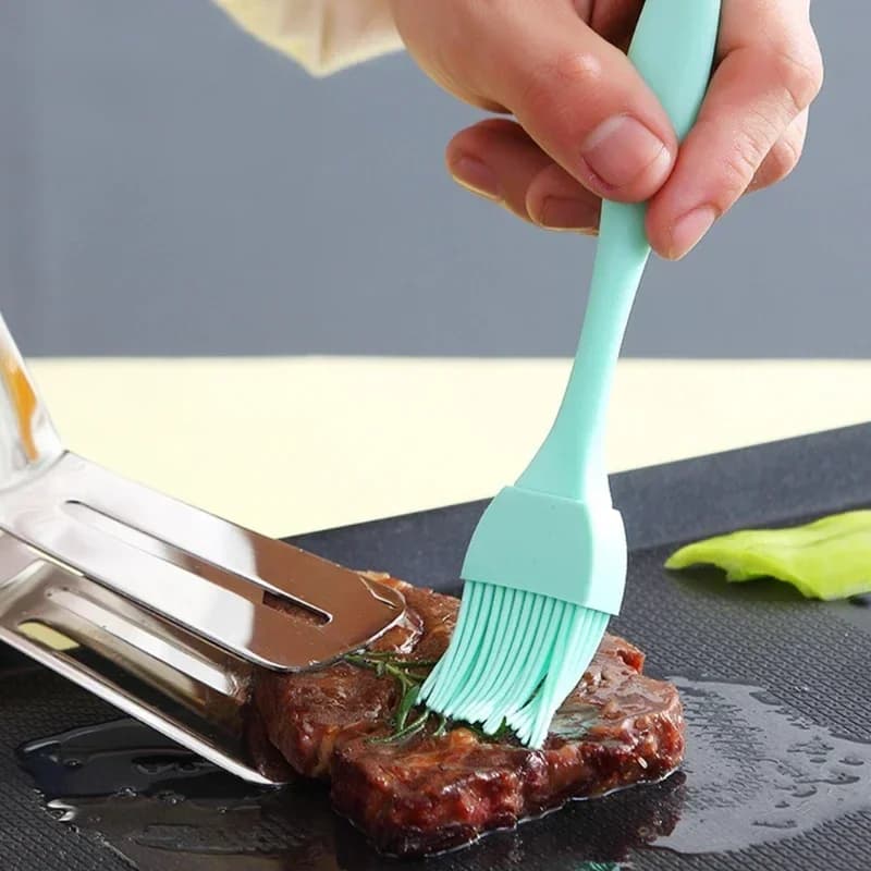 食品グレード シリコン製 オイルブラシ BBQ バーベキュー キッチン 調理用 油引き ソースブラシ