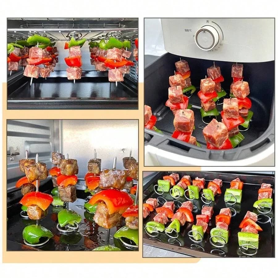 ステンレス製 バーベキュー串 10/20/30本セット 再利用可能 焼き串