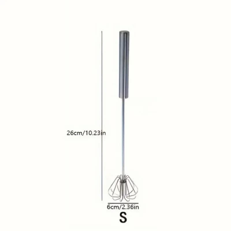 ステンレス製 半自動泡立て器 エッグビーター キッチン・製菓用