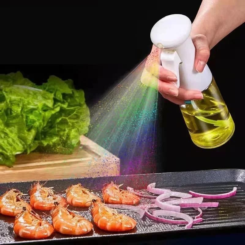 オイルスプレーボトル 100/200/300/500ml 霧吹き 調理用 オリーブオイル ノンフライヤー対応
