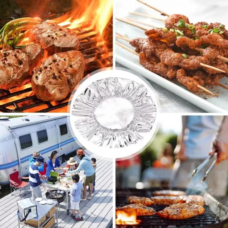 再利用可能 アルミホイル ボウルカバー 10〜60枚 保温・保冷 食品グレード オーブン・ピクニック対応