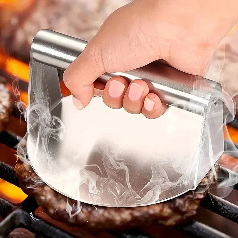 ステンレス製スマッシュバーガープレス | パティメーカー ノンスティック BBQ・グリル用
