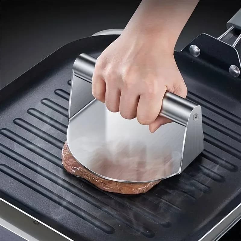 ステンレス製スマッシュバーガープレス | パティメーカー ノンスティック BBQ・グリル用