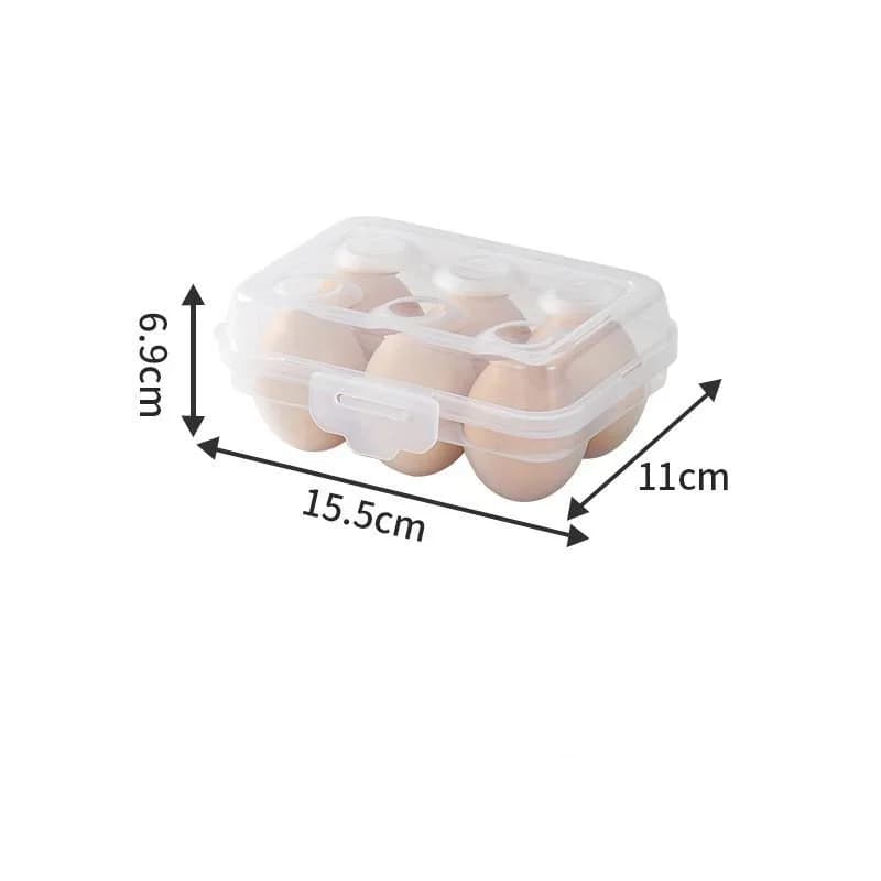蓋付き 卵ケース 冷蔵庫用 プラスチック エッグホルダー アウトドア対応