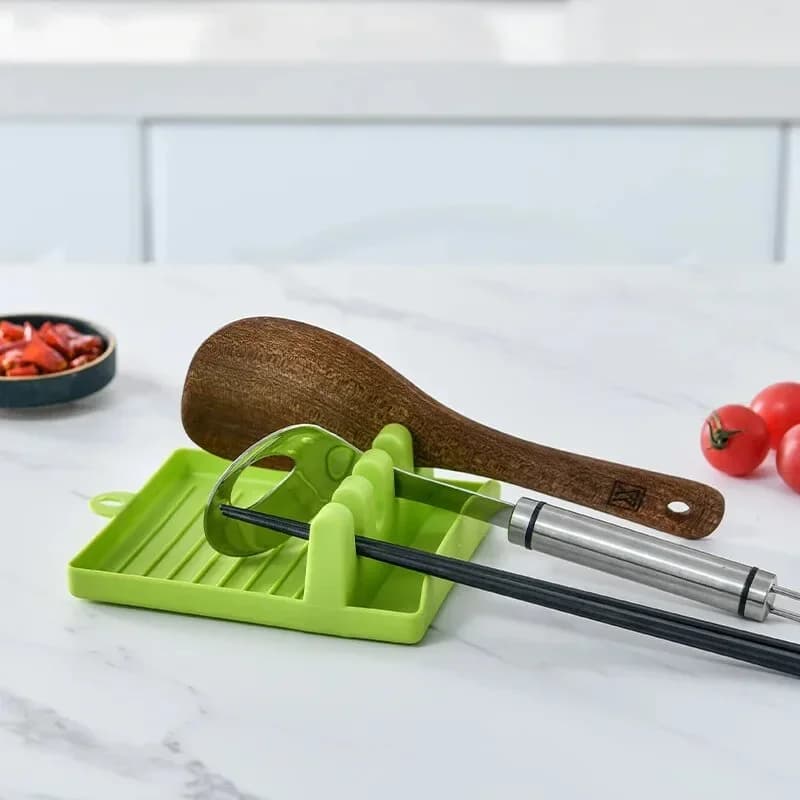 【人気商品】鍋蓋＆お玉スタンド 調理器具ホルダー スプーンレスト 菜箸置き 1点