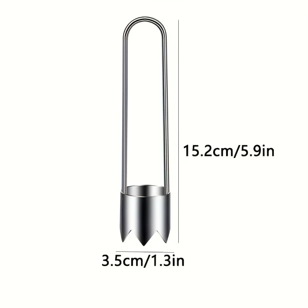 ステンレス製 芯抜き器 1/2/3個セット リンゴ・ピーマン・トマト用 芯取りツール